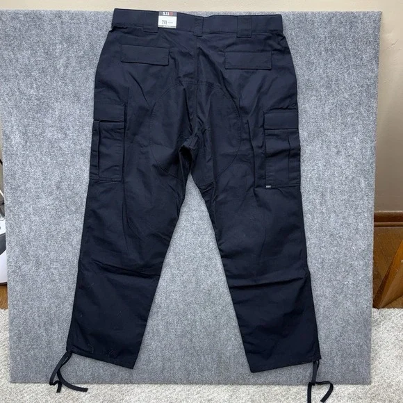 5.11 Ripstop TDU cargo pants relaxed fit blue men's size 2XL 40x32